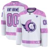 Ottawa Senators tröja Customized Fanatics Hockey Fights Cancer Practice 2024-25 Vit - NHL Tröjor Herr